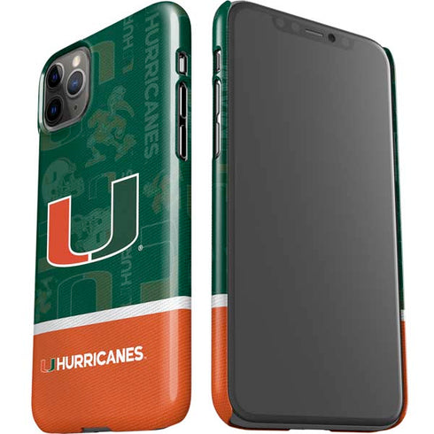 University of Miami U Hurricanes iPhone 11 Pro Max Lite Case