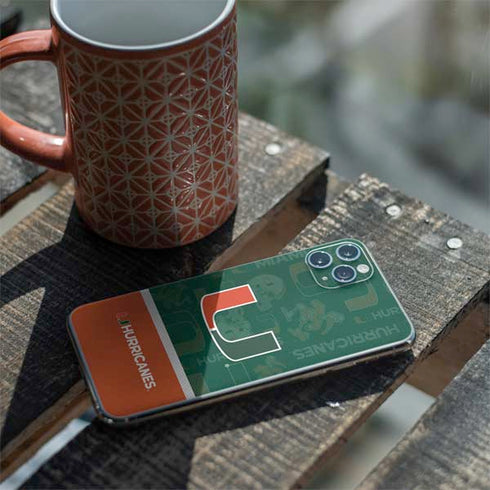 University of Miami U Hurricanes iPhone 11 Pro Max Skin