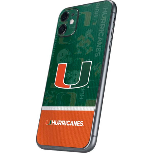 University of Miami U Hurricanes iPhone 11 Skin