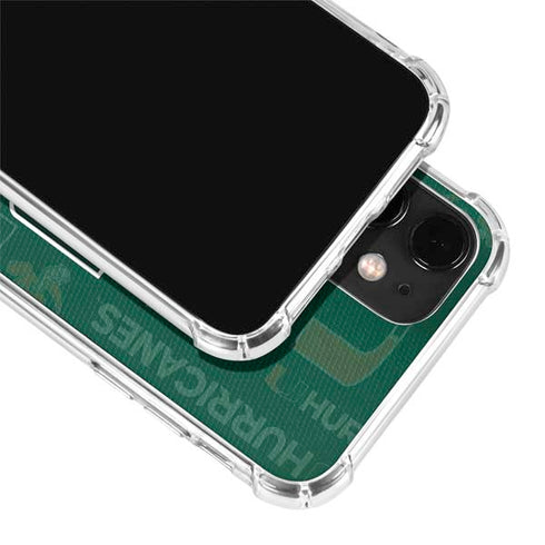 University of Miami U Hurricanes iPhone 12 Clear Case