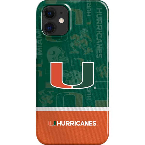 University of Miami U Hurricanes iPhone 12 Mini Lite Case