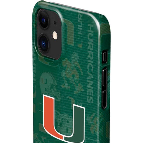 University of Miami U Hurricanes iPhone 12 Mini Lite Case
