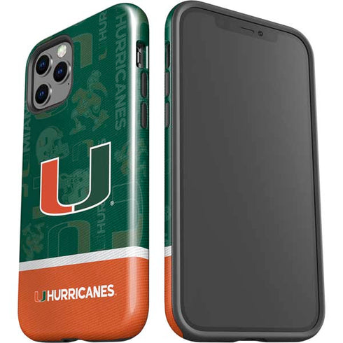 University of Miami U Hurricanes iPhone 12 Pro Impact Case