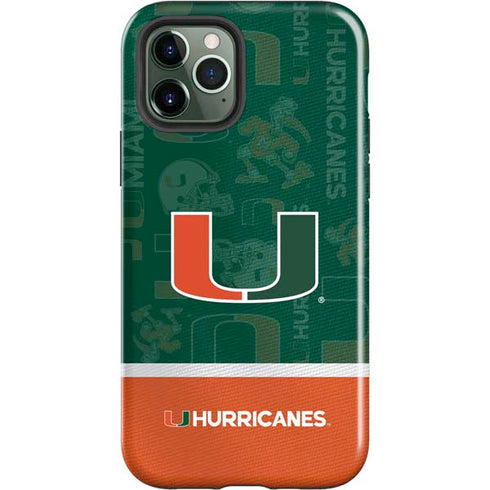 University of Miami U Hurricanes iPhone 12 Pro Max Impact Case