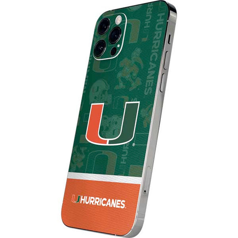 University of Miami U Hurricanes iPhone 12 Pro Max Skin