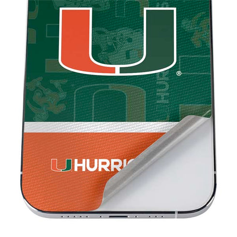 University of Miami U Hurricanes iPhone 12 Pro Max Skin
