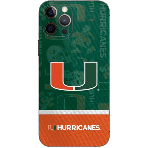 University of Miami U Hurricanes iPhone 12 Pro Skin