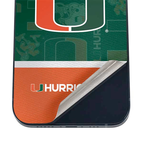 University of Miami U Hurricanes iPhone 12 Skin