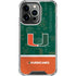 University of Miami U Hurricanes iPhone 13 Pro Clear Case