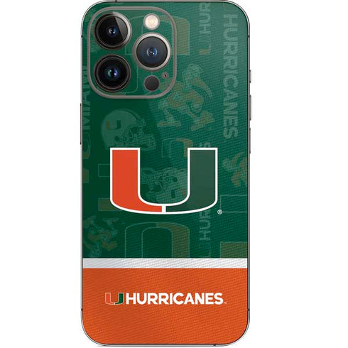 University of Miami U Hurricanes iPhone 13 Pro Skin