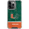 University of Miami U Hurricanes iPhone 14 Pro Clear Case