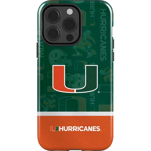 University of Miami U Hurricanes iPhone 14 Pro Impact Case