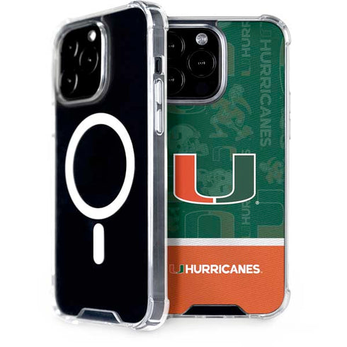 University of Miami U Hurricanes iPhone 14 Pro Max MagSafe Case