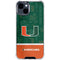University of Miami U Hurricanes iPhone 15 Plus Clear Case