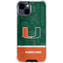 University of Miami U Hurricanes iPhone 15 Plus Clear Case