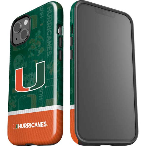 University of Miami U Hurricanes iPhone 15 Plus Impact Case