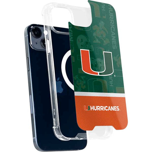 University of Miami U Hurricanes iPhone 15 Plus MagSafe Case