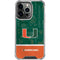 University of Miami U Hurricanes iPhone 15 Pro Clear Case