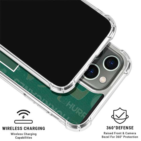 University of Miami U Hurricanes iPhone 15 Pro Clear Case