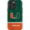 University of Miami U Hurricanes iPhone 15 Pro Impact Case
