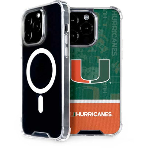 University of Miami U Hurricanes iPhone 15 Pro MagSafe Case