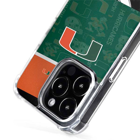 University of Miami U Hurricanes iPhone 15 Pro MagSafe Case