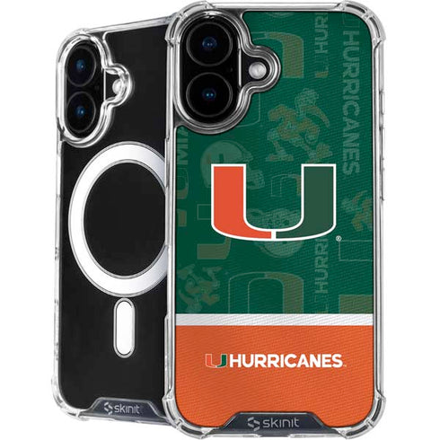 University of Miami U Hurricanes iPhone 16 Plus MagSafe Case