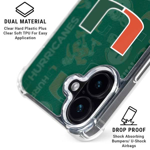 University of Miami U Hurricanes iPhone 16 Plus MagSafe Case