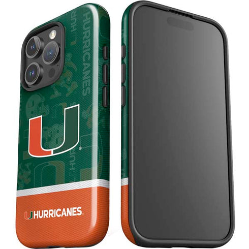 University of Miami U Hurricanes iPhone 16 Pro Impact Case