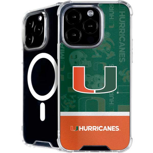 University of Miami U Hurricanes iPhone 16 Pro MagSafe Case