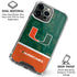 University of Miami U Hurricanes iPhone 16 Pro Max Clear Case