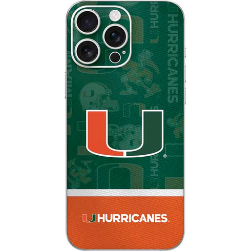 University of Miami U Hurricanes iPhone 16 Pro Max Skin