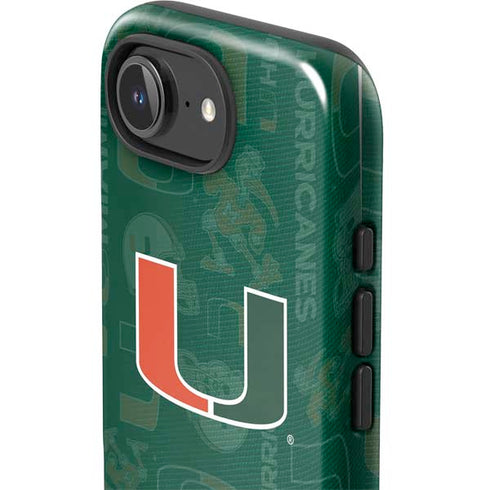 University of Miami U Hurricanes iPhone 16e Impact Case