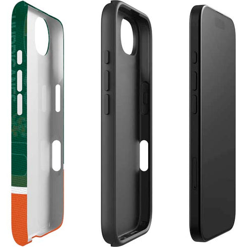 University of Miami U Hurricanes iPhone 16e Impact Case