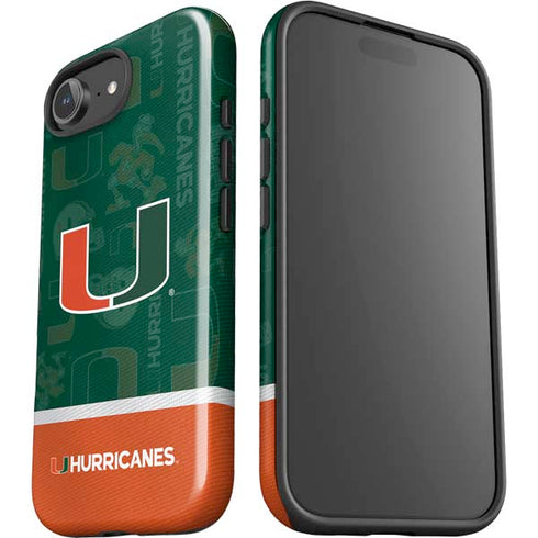 University of Miami U Hurricanes iPhone 16e Impact Case