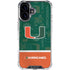 University of Miami U Hurricanes iPhone 17 Clear Case
