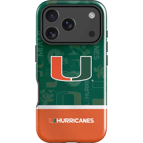 University of Miami U Hurricanes iPhone 18 Pro Max Impact Case