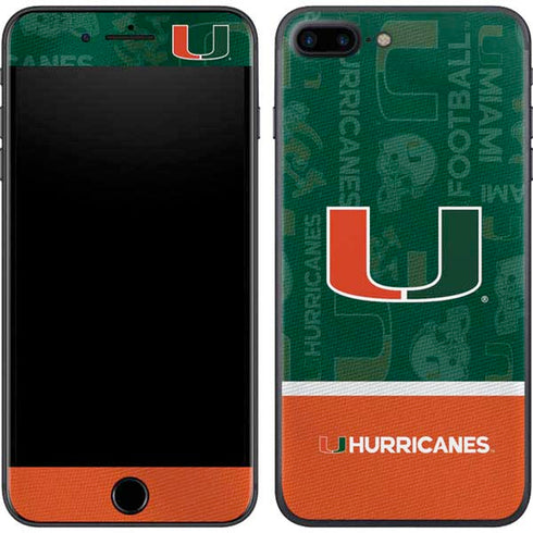 University of Miami U Hurricanes iPhone 7 Plus Skin