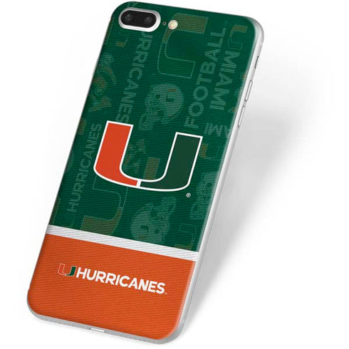 University of Miami U Hurricanes iPhone 7 Plus Skin