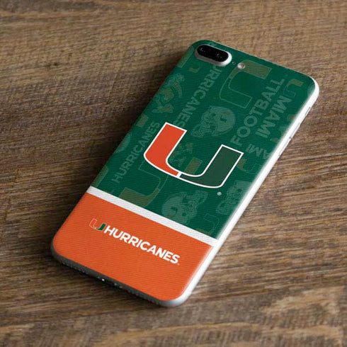 University of Miami U Hurricanes iPhone 7 Plus Skin