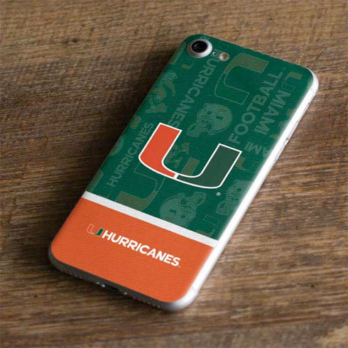 University of Miami U Hurricanes iPhone 8 Skin