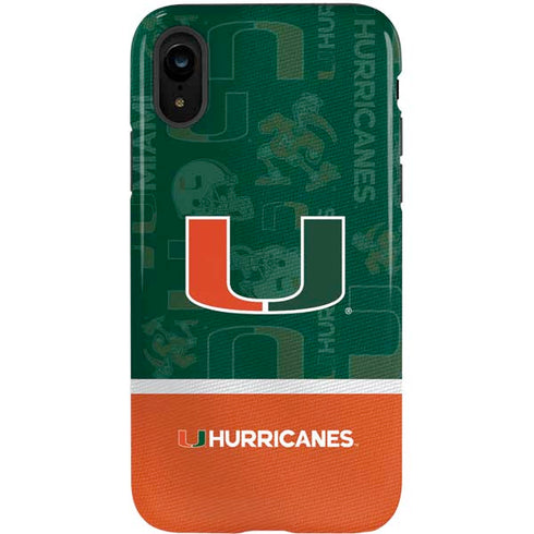 University of Miami U Hurricanes iPhone XR Pro Case