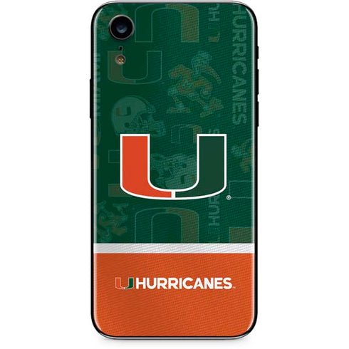 University of Miami U Hurricanes iPhone XR Skin