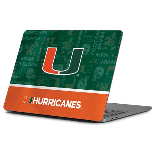 University of Miami U Hurricanes Apple MacBook Pro 13-inch Skin