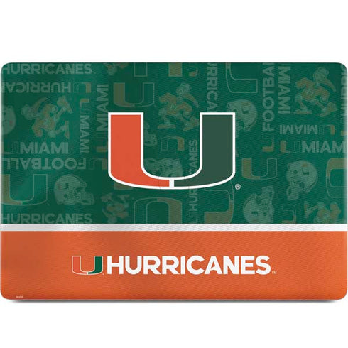 University of Miami U Hurricanes MacBook Skins