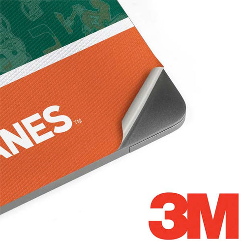 University of Miami U Hurricanes MacBook Skins
