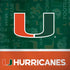 University of Miami U Hurricanes MacBook Skins