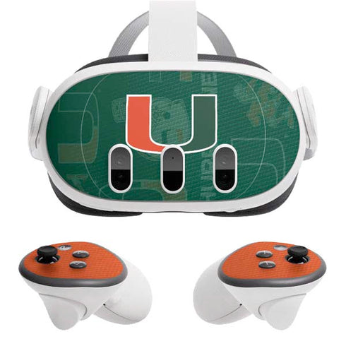University of Miami U Hurricanes Meta Quest 3 Skin