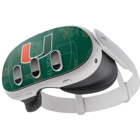 University of Miami U Hurricanes Meta Quest 3 Skin