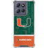 University of Miami U Hurricanes Moto G 5G (2025) Clear Case